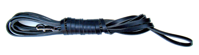 image:lederen (speur)lijn met handvat en musketon